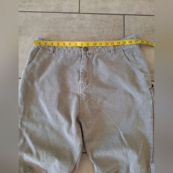 Chinism Gray Brown Linen Cotton Pant Size XXL - Picture 7 of 11